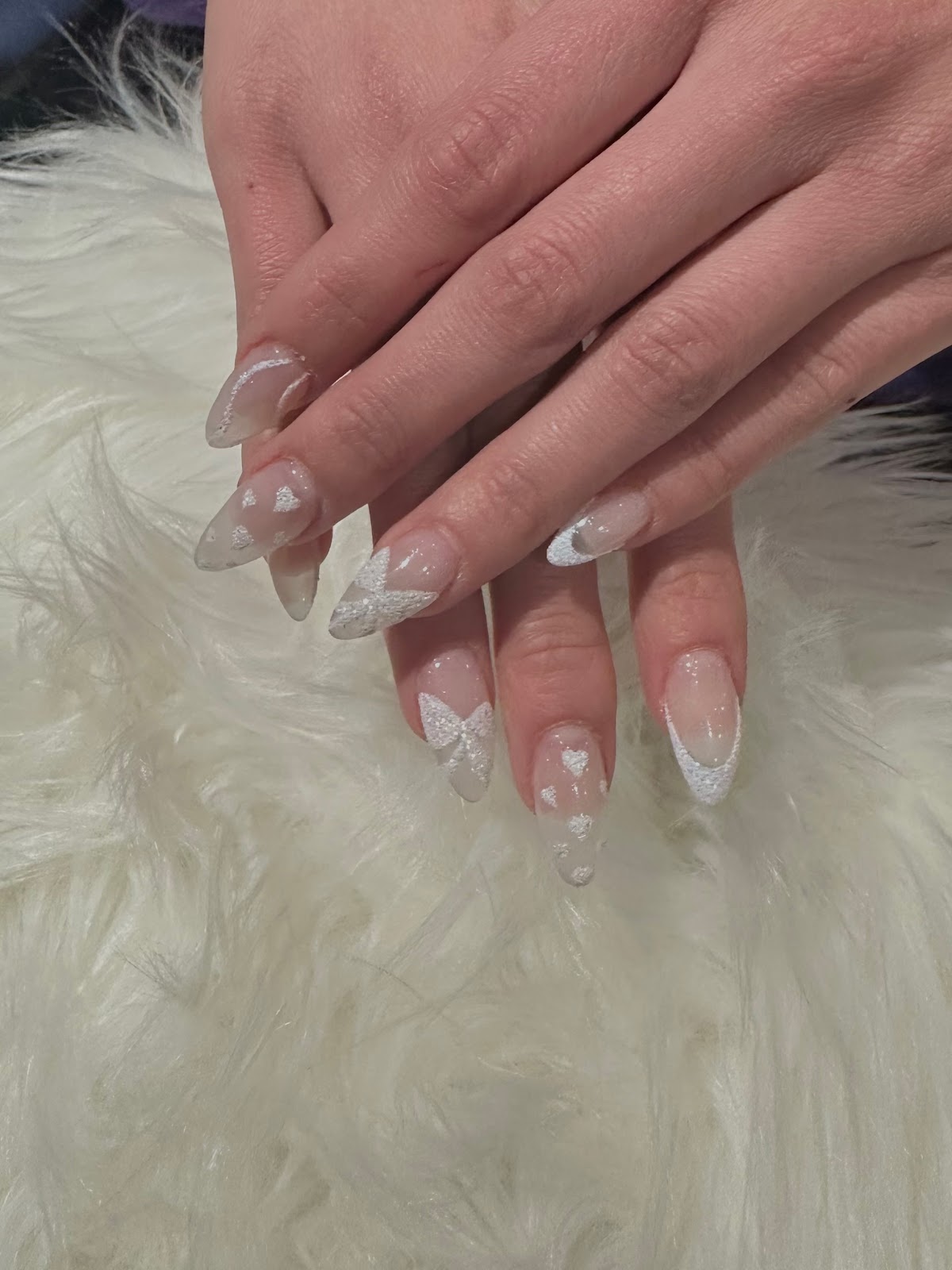 Inside the PL Nails salon in Edmonton